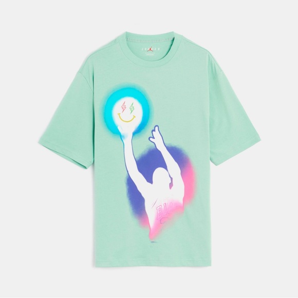 Nike Air Jordan x J Balvin Shirt Mens Sz Small “Enamel Green” (DR2962-308) NWT* - Picture 10 of 10